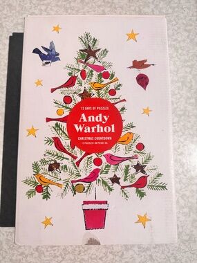 Andy Warhol 12 Days of Puzzles Christmas Countdown - White/Multicolor